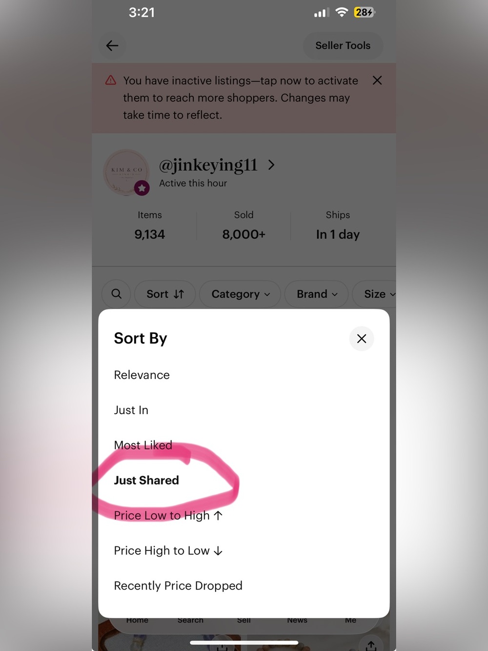 Click “ JUST SHARE” for new items post💓